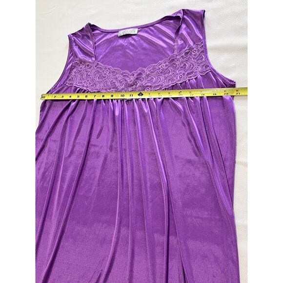 Lati Fashion Nightgown Sleeveless Lace Collar Size XL See Measurements - Picture 5 of 7